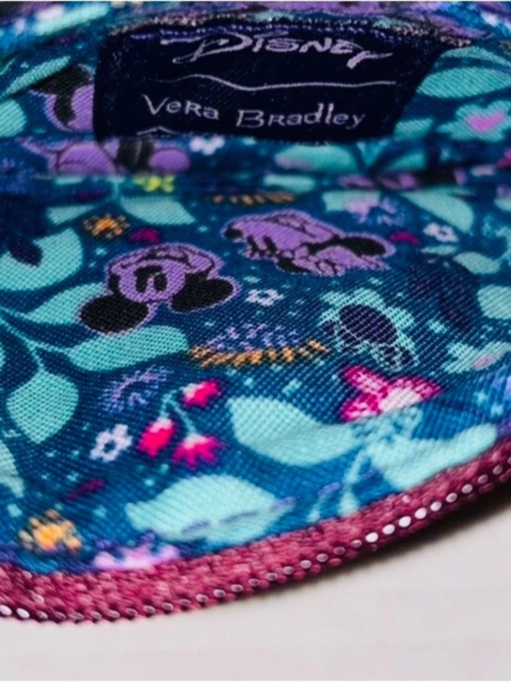 Vera Bradley Disney Zip ID Case Flirty Mickey Mouse